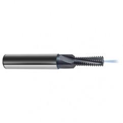 7/16-20 4FL Carbide Thread Mill-Coolant Thru-TiCN - Exact Industrial Supply