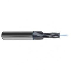 7/16-20 4FL Carbide Thread Mill-Coolant Thru-TiCN - Exact Industrial Supply