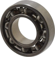 Value Collection - 5/64" Bore Diam, 1/4" OD, Open Miniature Radial Ball Bearing - 3/32" Wide, 1 Row, Round Bore, 23 Lb Static Capacity, 70 Lb Dynamic Capacity - Exact Industrial Supply