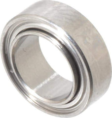 Value Collection - 5/16" Bore Diam, 1/2" OD, Double Shield Miniature Radial Ball Bearing - 5/32" Wide, 1 Row, Round Bore, 52 Lb Static Capacity, 122 Lb Dynamic Capacity - Exact Industrial Supply