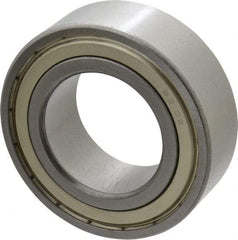 Tritan - 50mm Bore Diam, 90mm OD, Double Shield Angular Contact Radial Ball Bearing - 30.2mm Wide, 2 Rows, Round Bore, 9,400 Lb Static Capacity, 11,500 Lb Dynamic Capacity - Exact Industrial Supply