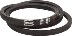 Value Collection - Section 5L, 68" Outside Length, V-Belt - Rubber, Fractional HP, No. 5L680 - Exact Industrial Supply