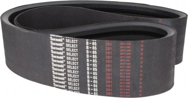 Value Collection - Section B, V-Belt - Neoprene Rubber, Classic Banded, No. B-65 - Exact Industrial Supply