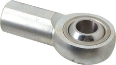 Made in USA - 2-3/4" ID, 2-3/4" Max OD, 76,205 Lb Max Static Cap, Plain Female Spherical Rod End - 1-1/4 - 12 RH, Alloy Steel with Steel Raceway - Exact Industrial Supply