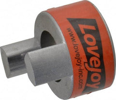 Lovejoy - 5/8" Max Bore Diam, Flexible Coupling Hub - 1.08" OD, 1.72" OAL, Sintered Iron, Order 2 Hubs & 1 Spider for Complete Coupling - Exact Industrial Supply