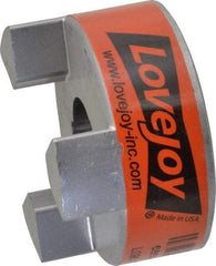 Lovejoy - 3/4" Max Bore Diam, 3/16" x 3/32" Keyway Width x Depth, Flexible Coupling Hub - 2.11" OD, 2.12" OAL, Sintered Iron, Order 2 Hubs & 1 Spider for Complete Coupling - Exact Industrial Supply