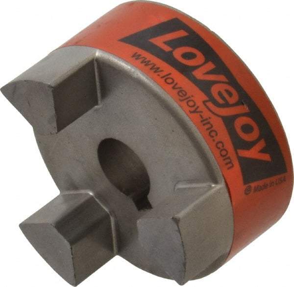Lovejoy - 14mm Max Bore, Flexible Coupling Hub - 2.11" OD, 2.12" OAL, Sintered Iron, Order 2 Hubs & 1 Spider for Complete Coupling - Exact Industrial Supply