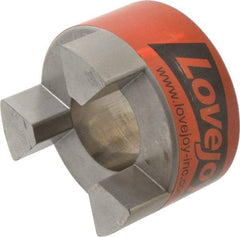 Lovejoy - 1-7/8" Max Bore Diam, Flexible Hub Coupling - 3-3/4" OD, 4-1/2" OAL, Sintered Iron - Exact Industrial Supply