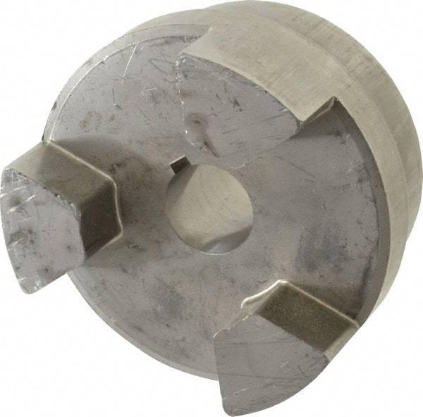 Lovejoy - 1-1/8" Max Bore Diam, Flexible Hub Coupling - 4-1/2" OD, 4.88" OAL, Sintered Iron - Exact Industrial Supply