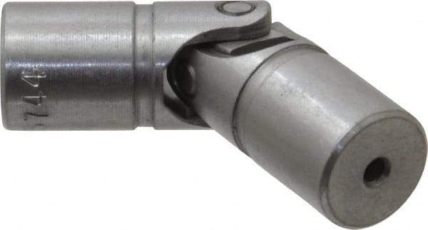Lovejoy - 7/8" Bore Depth, 768 In/Lbs. Torque, D-Type Single Universal Joint - 3/4" Outside Diam, 2-11/16" OAL - Exact Industrial Supply