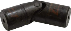 Lovejoy - 1" Bore Depth, 2,880 In/Lbs. Torque, D-Type Single Universal Joint - 9/16" Inside x 1-1/8" Outside Diam, 3-1/2" OAL - Exact Industrial Supply