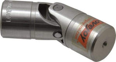 Lovejoy - 1-1/16" Bore Depth, 5,220 In/Lbs. Torque, D-Type Single Universal Joint - 5/8" Inside x 1-1/4" Outside Diam, 3-3/4" OAL - Exact Industrial Supply
