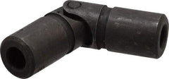 Lovejoy - 5/8" Bore Depth, 378 In/Lbs. Torque, D-Type Single Universal Joint - 1/4" Inside x 1/2" Outside Diam, 2" OAL - Exact Industrial Supply