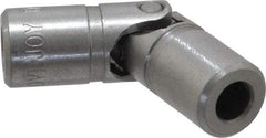 Lovejoy - 11/16" Bore Depth, 540 In/Lbs. Torque, D-Type Single Universal Joint - 5/16" Inside x 5/8" Outside Diam, 2-1/4" OAL - Exact Industrial Supply