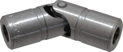 Lovejoy - 7/8" Bore Depth, 1,176 In/Lbs. Torque, D-Type Single Universal Joint - 7/16" Inside x 7/8" Outside Diam, 3" OAL - Exact Industrial Supply