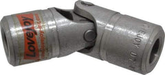 Lovejoy - 1" Bore Depth, 2,880 In/Lbs. Torque, D-Type Single Universal Joint - 9/16" Inside x 1-1/8" Outside Diam, 3-1/2" OAL - Exact Industrial Supply