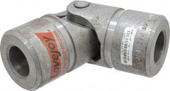 Lovejoy - 1-1/2" Bore Depth, 15,600 In/Lbs. Torque, D-Type Single Universal Joint - 1" Inside x 2" Outside Diam, 5-7/16" OAL - Exact Industrial Supply