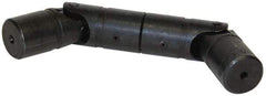 Lovejoy - 7/8" Bore Depth, 1,176 In/Lbs. Torque, DD-Type Double Universal Joint - 7/16" Inside x 7/8" Outside Diam, 6" OAL - Exact Industrial Supply