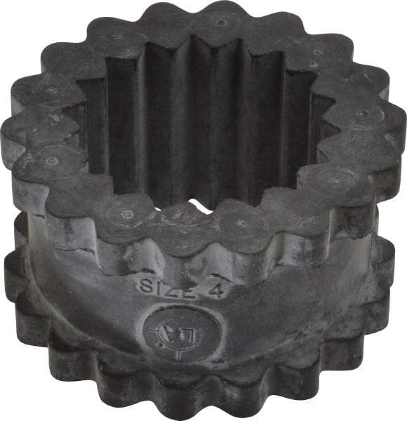 Lovejoy - 4 One Piece Solid Flexible Coupling Sleeve Insert - 2.31" OD, 1-1/4" OAL, EPDM - Exact Industrial Supply