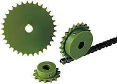Poly Hi Solidur - 14 Teeth, 1" Chain Pitch, Chain Size 80, Roller Chain Sprockets - Exact Industrial Supply