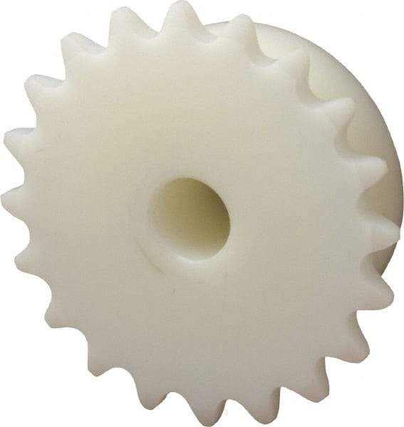 Poly Hi Solidur - 20 Teeth, 3/8" Chain Pitch, Chain Size 35, Roller Chain Sprockets - Exact Industrial Supply