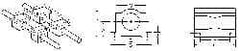 Pacific Bearing - 1/4" ID, 2-1/2" OAL x 0.813" OAH Closed Twin Pillow Block - 2-1/2 Inch Overall Length x 13/16 Inch Overall Height x 1-5/8 Inch Width, - Exact Industrial Supply