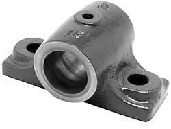 Made in USA - 7-5/8" OALSolid Bearing - Cast Iron - Exact Industrial Supply