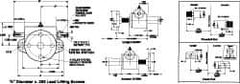 Duff-Norton - 1 Ton Capacity, 12" Lift Height, Upright Mechanical Screw Actuator - Clevis End - Exact Industrial Supply