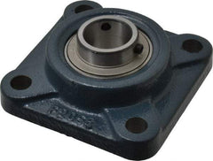 Value Collection - 95mm OAL4-Bolt Metric Flange - 3100 Lb Dyn Cap, Cast Iron - Exact Industrial Supply