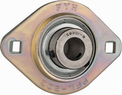 Value Collection - 3-3/16" OAL2-Bolt Flange - 1160 Lb Dyn Cap, Steel - Exact Industrial Supply