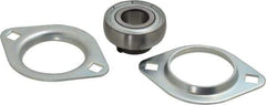 Value Collection - 3-17/32" OAL2-Bolt Flange - 1560 Lb Dyn Cap, Steel - Exact Industrial Supply