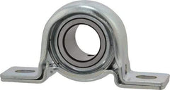Value Collection - 4-1/4" OALPillow Block - 1700 Lb Dyn Cap, Steel - Exact Industrial Supply