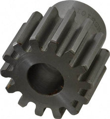 Browning - 10 Pitch, 1.4" Pitch Diam, 14 Tooth Spur Gear - 5/8" Bore Diam, 1-7/64" Hub Diam, Steel - Exact Industrial Supply