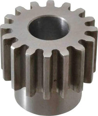 Browning - 10 Pitch, 1.6" Pitch Diam, 16 Tooth Spur Gear - 3/4" Bore Diam, 1-5/16" Hub Diam, Steel - Exact Industrial Supply