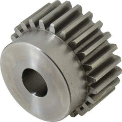 Browning - 10 Pitch, 2.4" Pitch Diam, 24 Tooth Spur Gear - 3/4" Bore Diam, 2-7/64" Hub Diam, Steel - Exact Industrial Supply