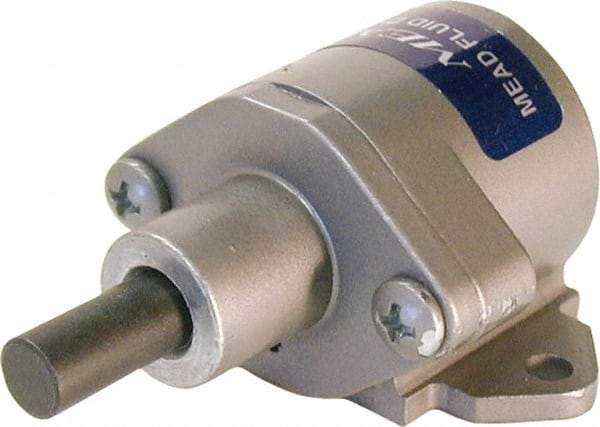 Mead - 11/16" Stroke x 1" Bore Single Acting Air Cylinder - 150 Max psi, -40 to 250°F - Exact Industrial Supply