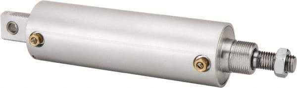 ARO/Ingersoll-Rand - 6" Stroke x 2-1/2" Bore Double Acting Air Cylinder - 3/8 Port, 3/4-10 Rod Thread - Exact Industrial Supply