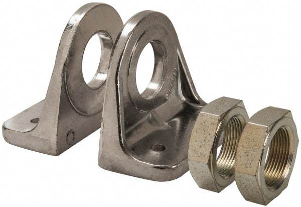 ARO/Ingersoll-Rand - Air Cylinder L Bracket - For 1-1/2" Air Cylinders, Use with ARO Economair Cylinders - Exact Industrial Supply