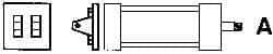 ARO/Ingersoll-Rand - Air Cylinder MP2 Clevis Rear Mount Kit - For 3-1/4" Air Cylinders, Use with Provenair Series - Exact Industrial Supply