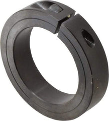 Climax Metal Products - 2-3/4" Bore, Steel, One Piece Clamp Collar - 4" Outside Diam, 7/8" Wide - Exact Industrial Supply