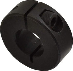 Climax Metal Products - 16mm Bore, Steel, One Piece Clamp Collar - 1-3/8" Outside Diam - Exact Industrial Supply