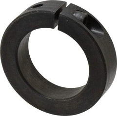 Climax Metal Products - 40mm Bore, Steel, One Piece Clamp Collar - 2-3/8" Outside Diam - Exact Industrial Supply