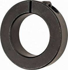 Climax Metal Products - 45mm Bore, Steel, One Piece Clamp Collar - 2-7/8" Outside Diam - Exact Industrial Supply