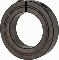 Climax Metal Products - 48mm Bore, Steel, One Piece Clamp Collar - 3-1/8" Outside Diam - Exact Industrial Supply