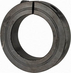 Climax Metal Products - 50mm Bore, Steel, One Piece Clamp Collar - 3-1/8" Outside Diam - Exact Industrial Supply