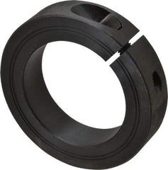 Climax Metal Products - 55mm Bore, Steel, One Piece Clamp Collar - 3-1/4" Outside Diam - Exact Industrial Supply