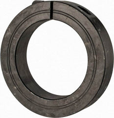 Climax Metal Products - 60mm Bore, Steel, One Piece Clamp Collar - 3-1/2" Outside Diam - Exact Industrial Supply