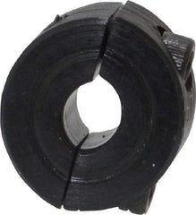 Climax Metal Products - 1/4" Bore, Steel, Two Piece Shaft Collar - 11/16" Outside Diam, 5/16" Wide - Exact Industrial Supply