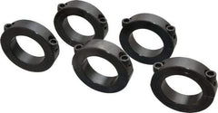 Climax Metal Products - 1-3/4" Bore, Steel, Two Piece Shaft Collar - 2-3/4" Outside Diam, 11/16" Wide - Exact Industrial Supply
