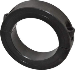 Climax Metal Products - 2-3/16" Bore, Steel, Two Piece Shaft Collar - 3-1/4" Outside Diam, 3/4" Wide - Exact Industrial Supply